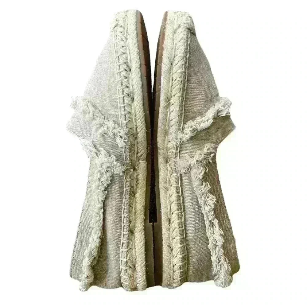 Joie VIVIENNE FRINGE ESPADRILLE FLATS SIZE 5 (EUR 35)